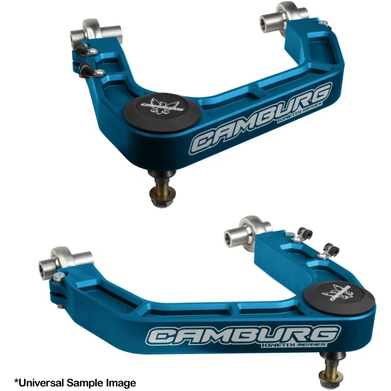 Camburg CAM-310184-BLU, Toyota Tacoma 05-23 / 4-Runner 03-23 / FJ 07-14 KINETIK V2 Uniball Upper Arms (King Blue)