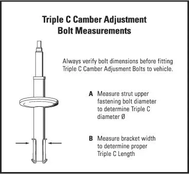 H&R TC114, TC114 Triple Camber Adjustment Bolts - 14mm
