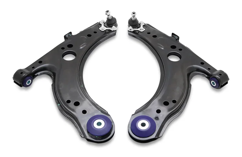 Superpro TRC1075, 99-06 VW Golf (not R32)/99-05 Jetta Front Lower Control Arm Set w/SuperPro Bushings