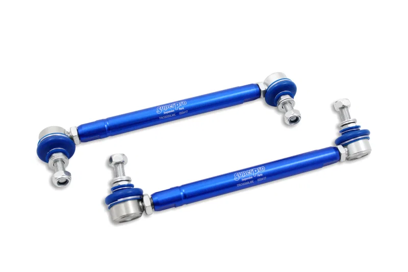 Superpro TRC10200, 2004 Mazda 3 i Front HD Adjustable End Link Set (10mm Studs 254mm to 305mm)