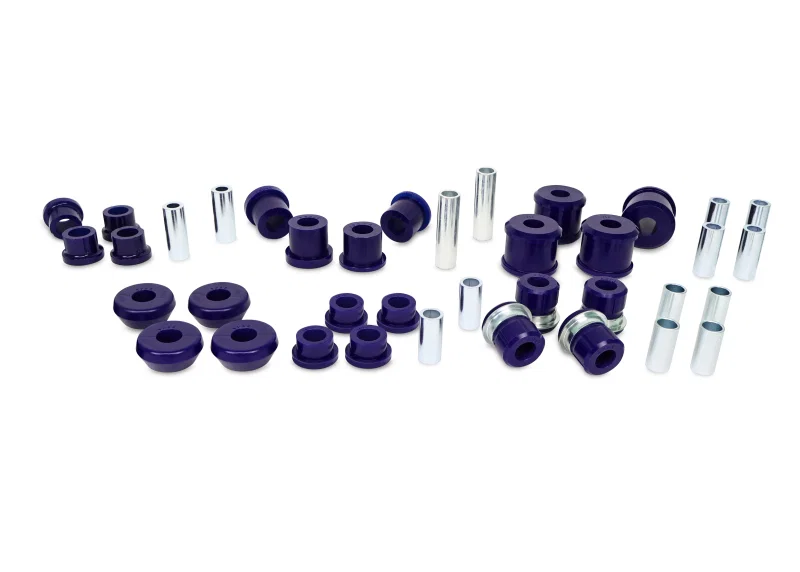 Superpro KIT5109K, 90-97 Mitsubishi Montero LS Control Arm & Trailing Arm Bushing Kit - (60mm Trailing Arm)