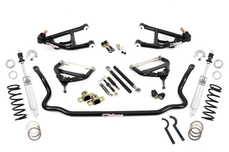UMI Performance 406402-B, 68-70 GM A-Body Corner Max Street Handling Race Package - Black