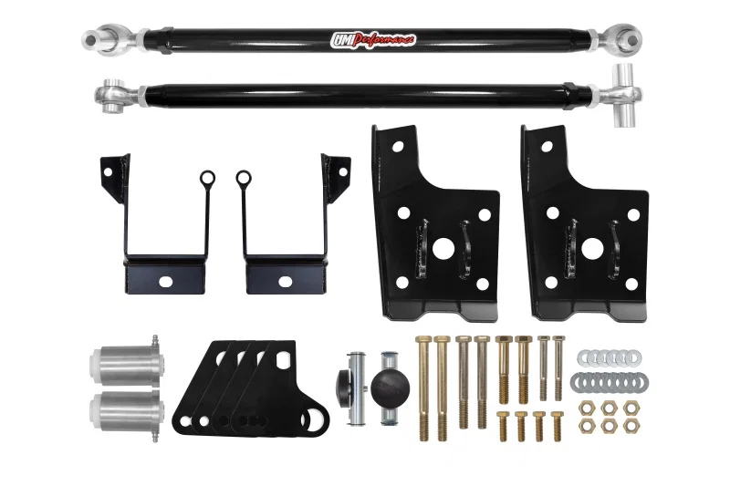 UMI Performance 262824-B, 70-81 GM F-Body Leaf Spring Traction Bars with Mounts