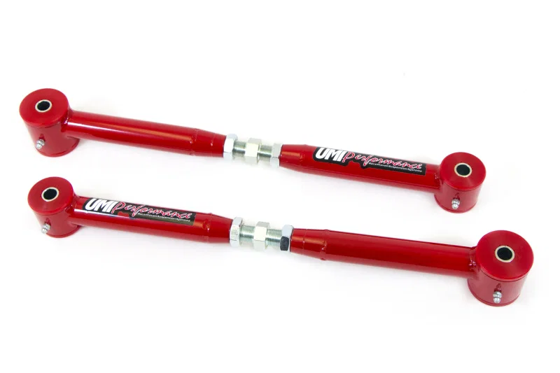UMI Performance 1038-R, 05-14 Ford Mustang Adjustable Lower Control Arms w/ Polyurethane Bushings