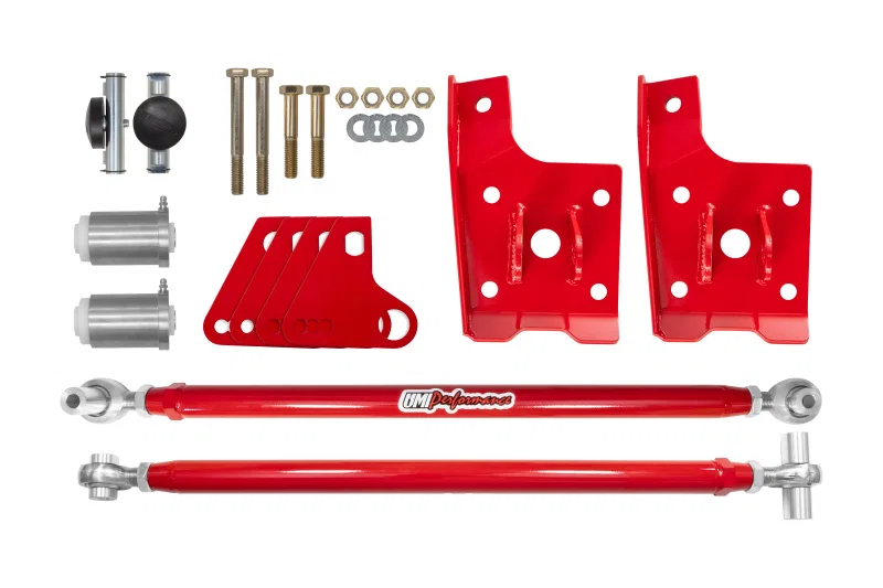 UMI Performance 2628-R, 70-81 GM F-Body Leaf Spring Traction Bars