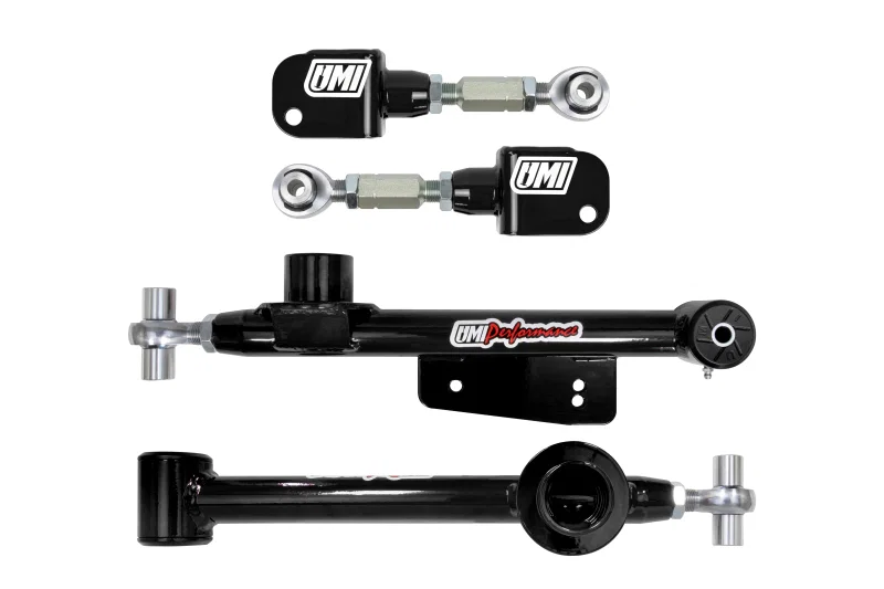 UMI Performance 101417-B, 99-04 Ford Mustang Upper & Lower Adjustable Control Arms
