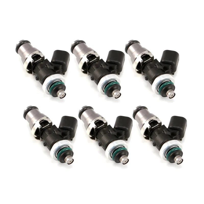 Injector Dynamics 1050.48.14.R35.6, 1050-XDS Injectors 14mm (Grey) Adaptor Top GTR Lower Spacer (Set of 6)