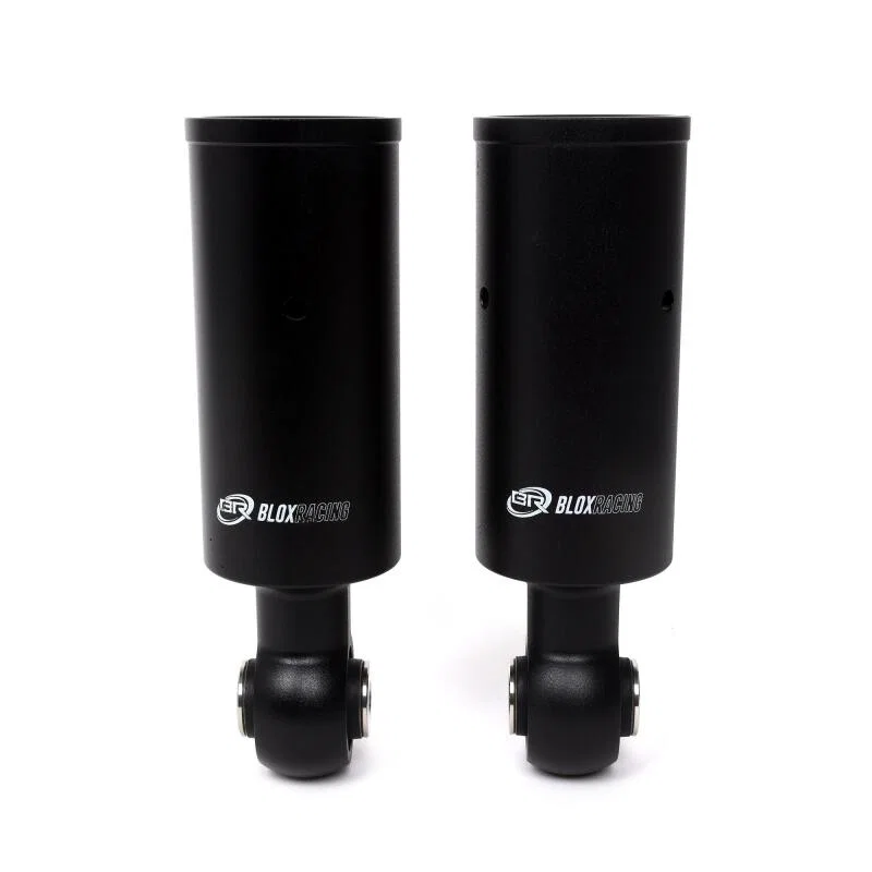 BLOX Racing BXSS-00100-TC-PAIRNW, Integra Type-R Coilover Replacement Rear Bottom Adapters 52mm - Black (Pair)