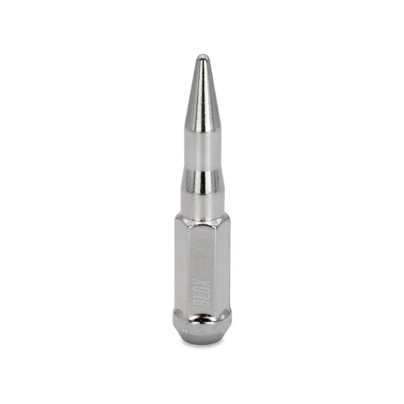 BLOX Racing BXAC-00166-20, Original Spike Forged Lug Nut 14x1.5mm - Chrome 20 Piece