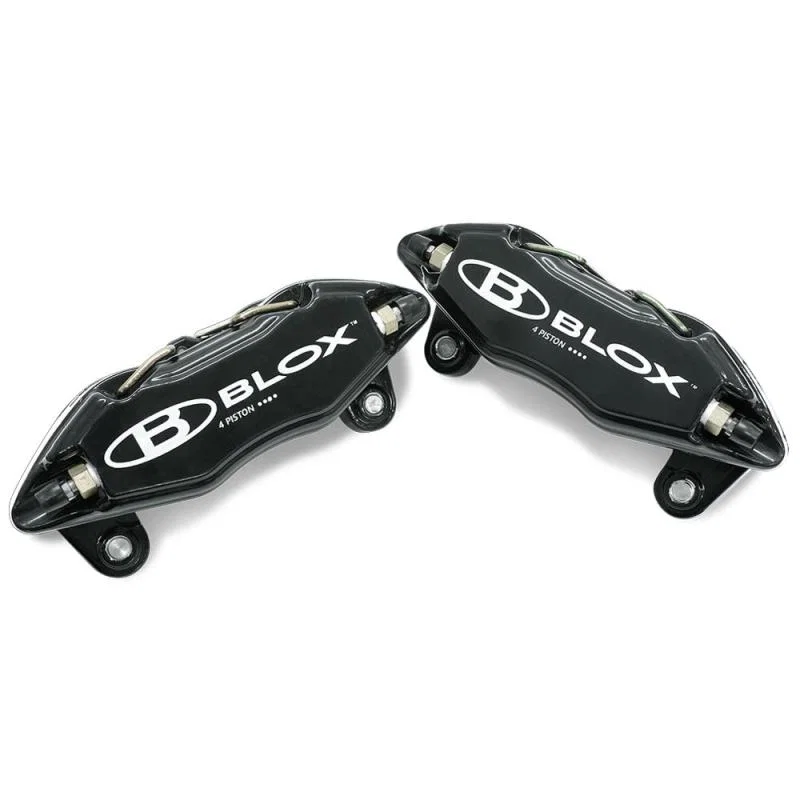 BLOX Racing BXBS-10100, Forged 4 Piston Calipers - Pair (Fits Honda/Acura 262mm Rotors)