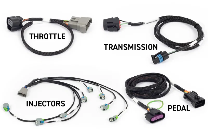 Haltech HT-220204, NEXUS Rebel LS Gen IV 6-Pin DBW Throttle/EV6 Injectors/Manual Transmission