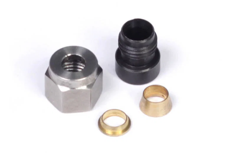 Haltech HT-010810, 1/4in Mild Steel Weld-On Kit w/Nut & Ferrule