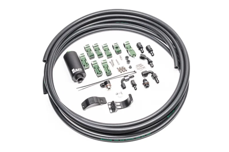 Radium Engineering 20-0703-03, Early Nissan Fuel Hanger Plumbing Kit Stainless Filter
