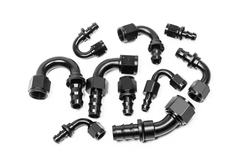 Radium Engineering 14-0213, 10AN 90Deg Pushlok Hose End