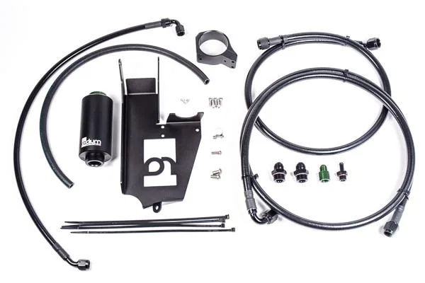 Radium Engineering 20-0376-03, Fuel Hanger Plumbing Kit Mitsubishi Evo 7/8/9 - Stainless Filter