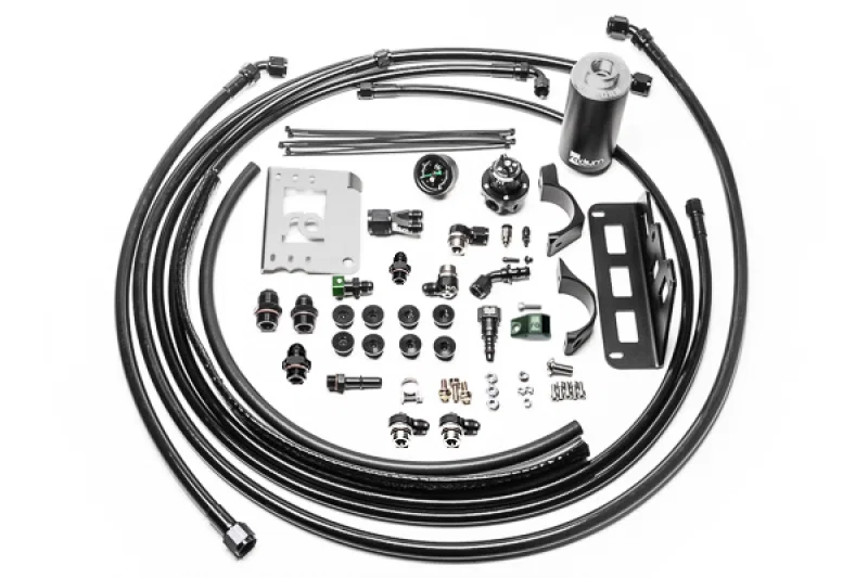 Radium Engineering 20-1325-05, 08-15 Cadillac CTS-V Fuel Hanger Plumbing Kit - Microglass Filter
