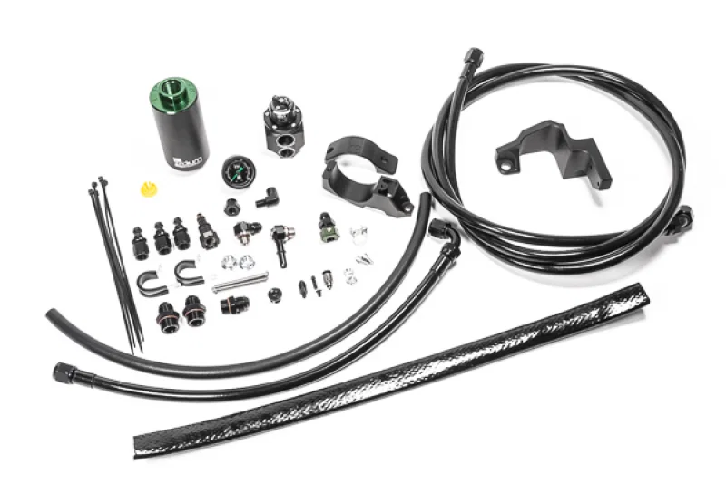 Radium Engineering 20-0981-03, 03-08 Chevrolet Corvette Mid Fuel Hanger Plumbing Kit Stainless