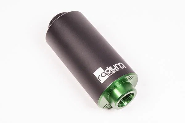Radium Engineering 20-0220-03, High Flow Fuel Filter Kit w/ 10 Micron Stainless Filter
