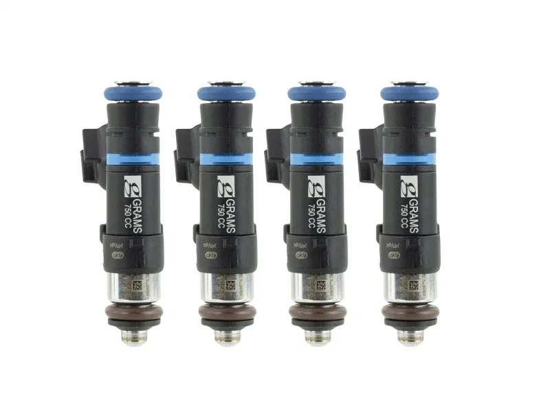 Grams Performance G2-0750-1200, 02-11 Subaru WRX / 07+ STI / 07-11 Legacy 750cc Fuel Injectors (Set of 4)