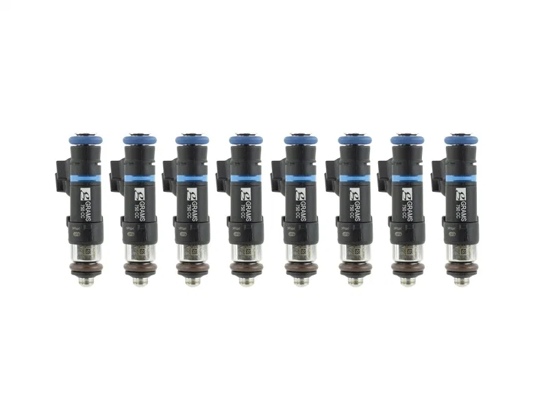 Grams Performance G2-0750-0401, 05-10 Dodge SRT8 750cc Fuel Injectors (Set of 8) for Ford Mustang