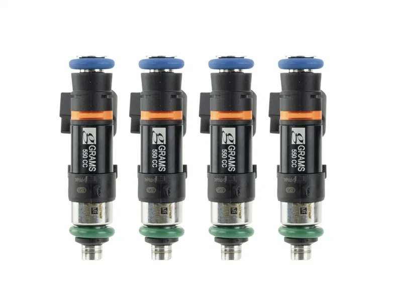 Grams Performance G2-0550-1200, 02-11 Subaru WRX / 07+ STI / 07-11 Legacy 550cc Fuel Injectors (Set of 4)