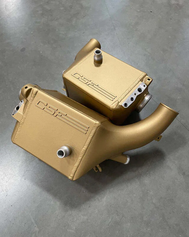 CSF 8351CCGG, 2025+ BMW G90 M5 / G99 M5 Touring Charge Air Cooler - Carbon Ceramic Gold Gloss