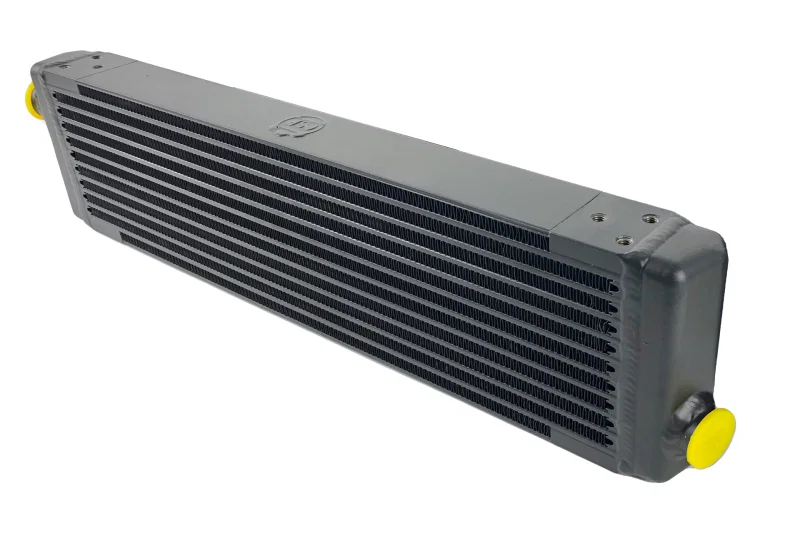 CSF 8111, Universal Signal-Pass Oil Cooler (RSR Style) - M22 x 1.5 - 24in L x 5.75in H x 2.16in W