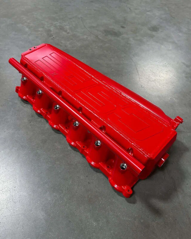 CSF 8400SR, Gen 2 B58 Race X Charge-Air-Cooler Manifold - Stoplight Red
