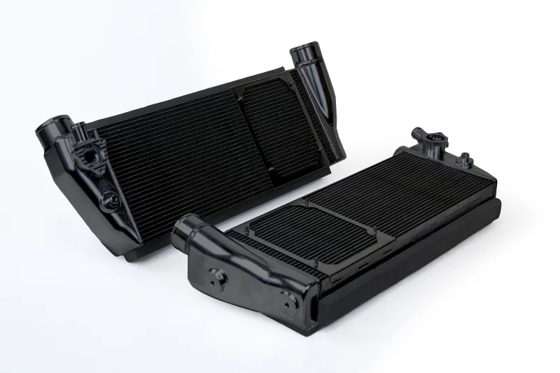 CSF 8210B, 16-19 Ferrari 488 GTB/Spider 19-20 Pista High Performance Intercooler System - Black