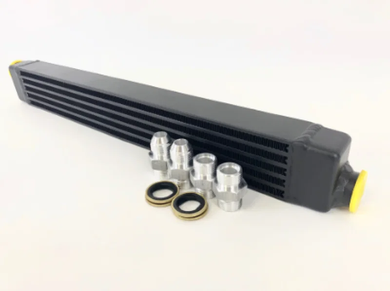 CSF 8092, 82-94 BMW 3 Series (E30) High Performance Oil Cooler w/-10AN Male & OEM Fittings