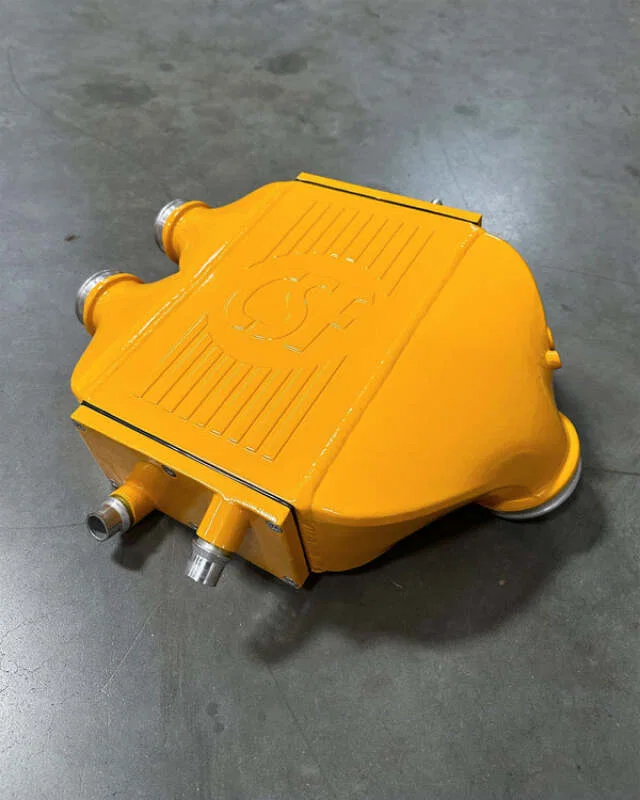 CSF 8082NY, 2014+ BMW M3/M4 (F8X) Top Mount Charge-Air-Cooler - Nitro Yellow