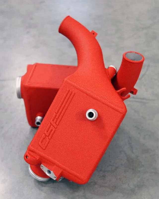CSF 8351CR, 2025+ BMW G90 M5 / G99 M5 Touring Charge Air Cooler - Crinkle Red