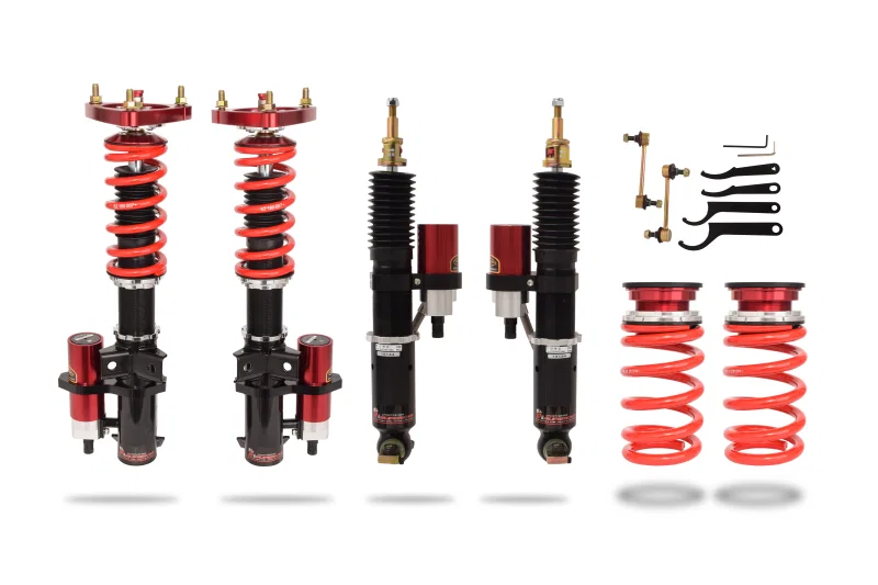 Pedders PED-164099, 15-19 Ford Mustang S550 w/o Magneride Extreme Xa w/Remote Canister Coilover Kit