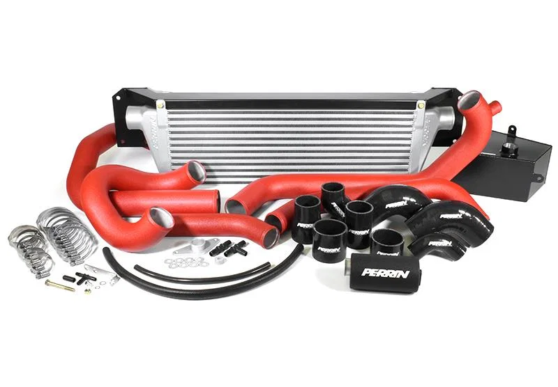 Perrin Performance PSP-ITR-437-1SL, 15-21 Subaru WRX/STI Front Mount Intercooler Core + Mounting Beam - Silver Core