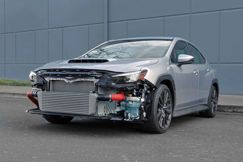 Perrin Performance PSP-ITR-400SL, 02-26 Subaru WRX/STI Standard Size Front Mount Intercooler Core - Silver