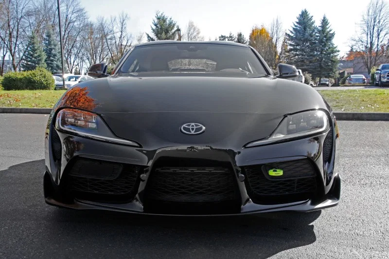 Perrin Performance PTP-BDY-230NY, 20-25 Toyota Supra Tow Hook Kit (Front) - Neon Yellow