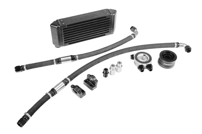 Perrin Performance PSP-OIL-151, 15-26 Subaru WRX Oil Cooler Full Kit (Top Mounted Requires Strut Brace)
