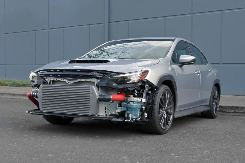 Perrin Performance PSP-ITR-406SL, 15-26 Subaru WRX/STI Large Size Front Mount Intercooler Core - Silver