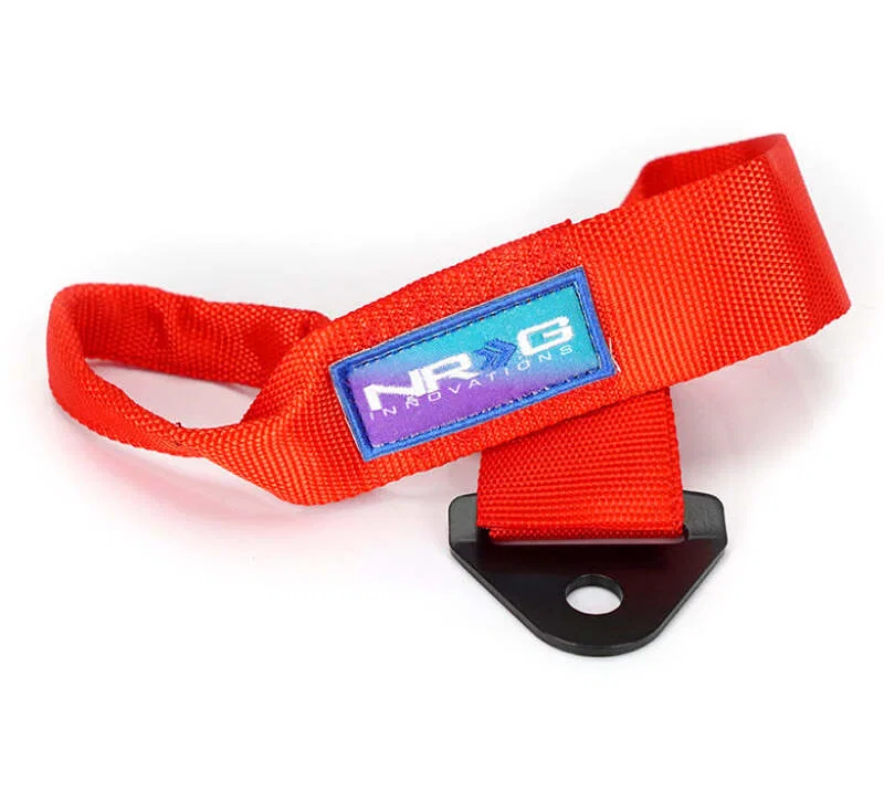NRG TOW-10RD, Universal Tow Strap 24in Adjustable - Red