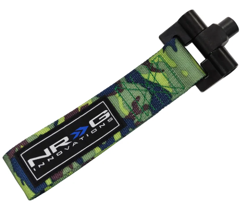 NRG TOW-207CM1, Bolt-In Tow Strap Camo- Subaru WRX / STI 02-07 (5000lb. Limit)