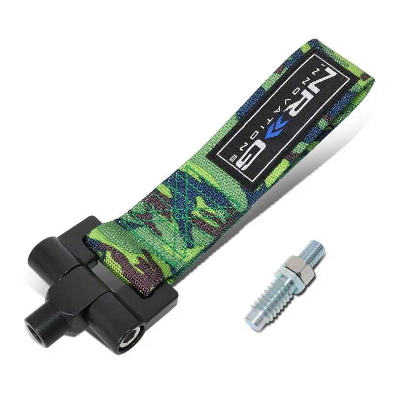 NRG TOW-A4CM1, Bolt-In Tow Strap Camo- Audi A4 08+ (5000lb. Limit)