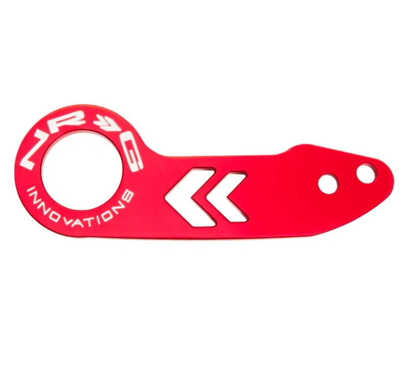 NRG TOW-110RD, Universal Rear Tow Hook - Anodized Red
