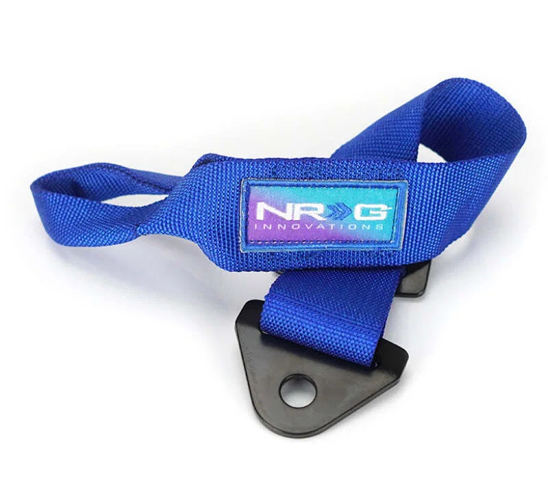 NRG TOW-10BL, Universal Tow Strap 24in Adjustable - Blue