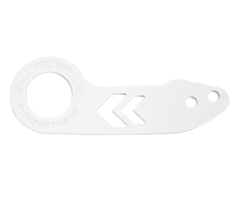NRG TOW-110WT, Universal Rear Tow Hook - White Powder Coat