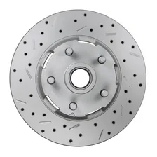 Power Front Kit with Drilled Rotors and Black Powder Coated Calipers image 7