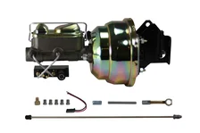 Power Front Kit with Drilled Rotors and Red Powder Coated Calipers image 4