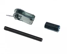 7 inch dual power booster, 1-1/8 inch bore master adjustable valve (Zinc) image 4
