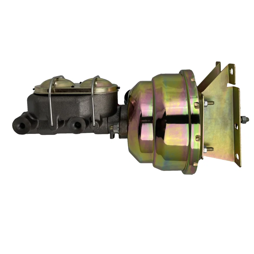 Power booster kit 8 inch dual booster 1-1/8 inch bore master (Zinc)