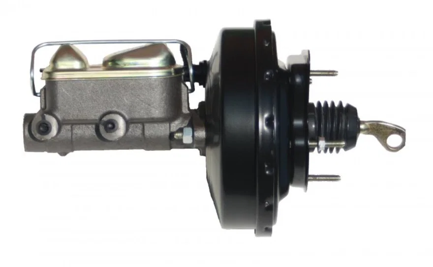 Leed Brakes 034, 9 inch power brake booster with bracket, 1 inch bore master cylinder (Black)
