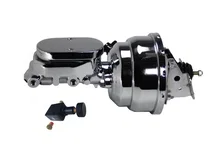 Front Power 2" Drop Spindle Kit with Drilled Rotors and Zinc Plated Calipers image 3